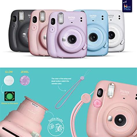 Minimate Bundle With Fujifilm Instax Mini 11 Instant Camera Blush Pink