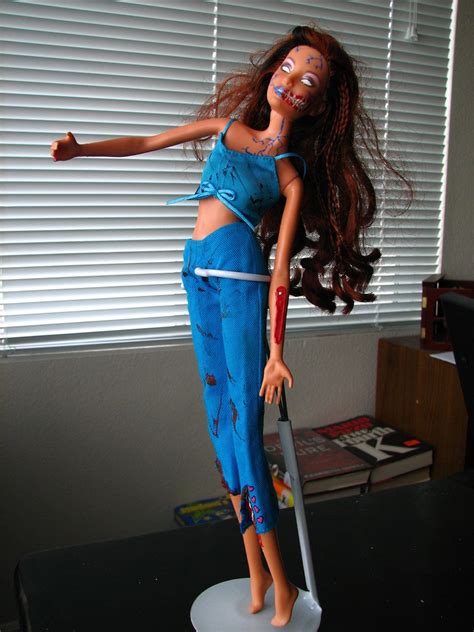 Zombie Barbie Ooak 5000 Via Etsy Zombie Barbie Barbie Collector Dolls Barbie