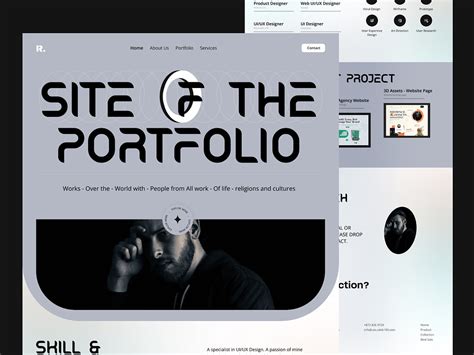 Personal Portfolio Website Landing Page Design By Rakib🔥 On Dribbble