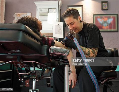 Person Getting Tattoo Photos And Premium High Res Pictures Getty Images