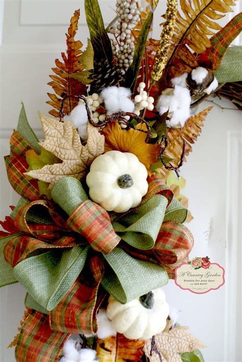 Shop our great selection of white pumpkin wreath & save. Grapevine Fall White Pumpkin Wreath Autumn Grapevine ...