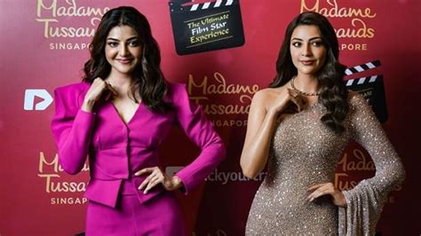 Kajal aggarwal wax statue madame tussauds singapore become first south indian actress जह