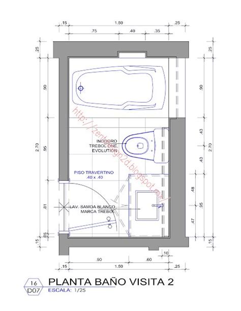 Zent Design 2d Bathroom Dimension BaÑos Distribución Del Baño