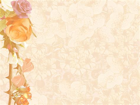 Paper Flowers Backgrounds For Powerpoint Templates PPT Backgrounds