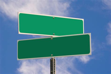 Blank Street Signs Stock Photo Download Image Now Istock