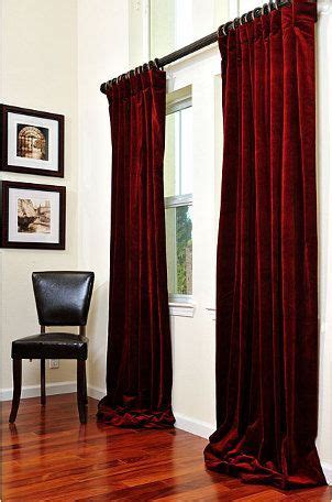 Check spelling or type a new query. Image result for red living room curtains | Rideaux velour ...