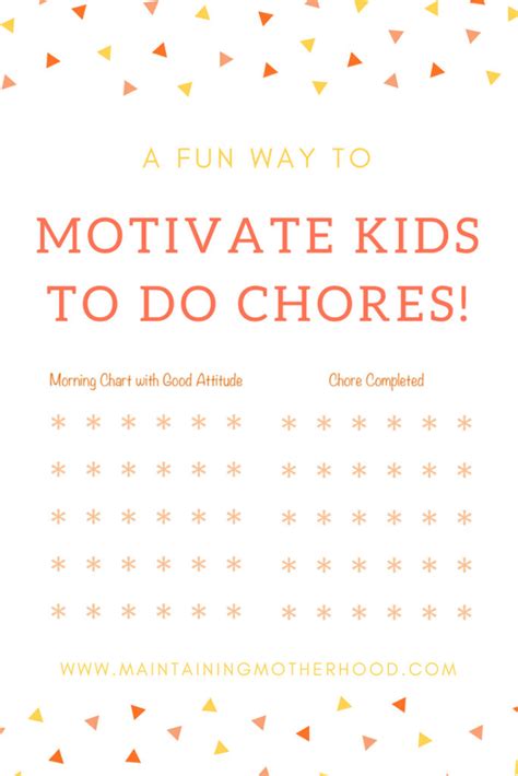 How To Motivate Kids To Do Chores Maintaining Motherhood