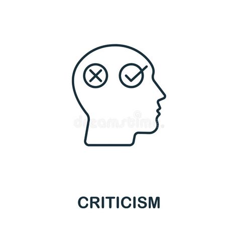 Criticism Icon From Personality Collection Simple Line Criticism Icon