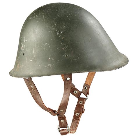 Used Romanian Military Surplus Steel Helmet Olive Drab 589956