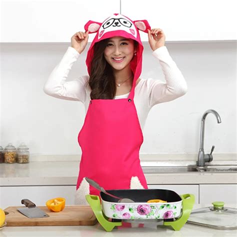 Buy New Convenient Womens Waterproof Housewife Kitchen Waist Aprons Apron Dust