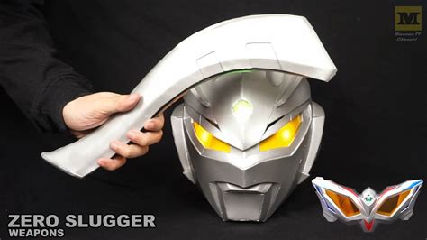 Ultraman Zero Helmet And Slugger Cosplay Props Youtube