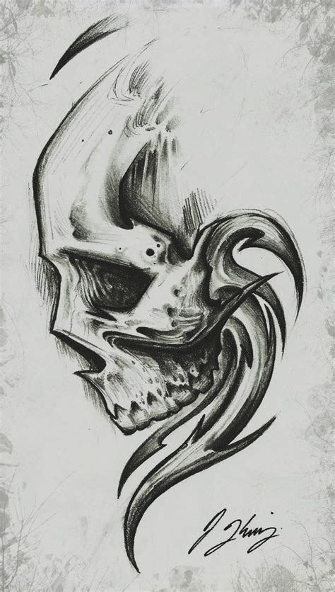 Skull Skull Art Drawing Skull Artwork Tatoo Art Dark Art Drawings