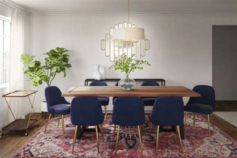 Eclectic Bohemian Midcentury Modern Dining Room Design By Havenly