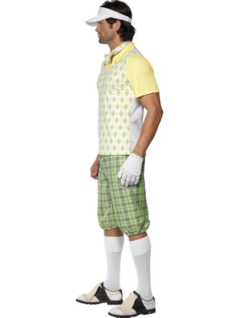 Golfing Golfer Sports Man Fancy Dress Adult Pub Golf Mens Uniform