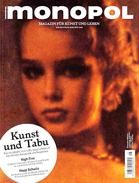 Brooke Shields Covers Monopol Magazine Germany June 2014 Photo By