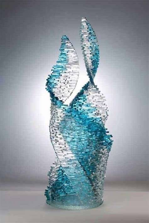 46 Art Du Verre Contemporain Teal Glass Blown Glass Art Glass