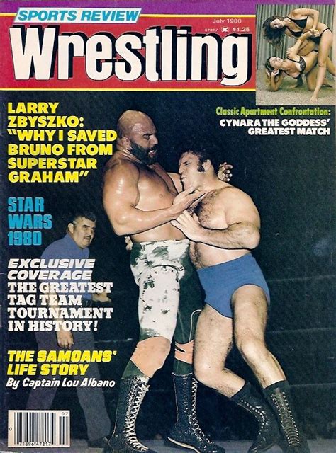 July 1980 Wrestling Sports Larry Zbyszko