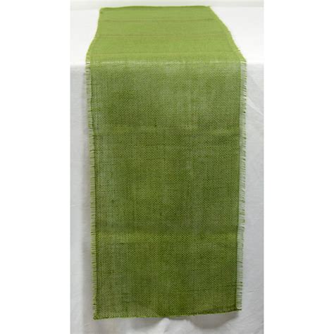 Browse thousands of stylish apparel & home decorating fabrics sold at warehouse pricing. 6' Frayed Edge Burlap Fabric Table Runner: Moss Green ...