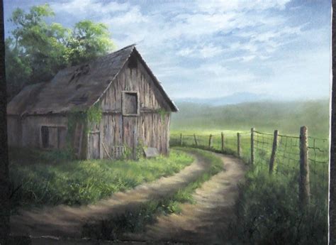 Barn By The Road Paint With Kevin Hill Landscape In Oils