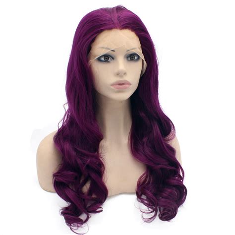 Curly Purple Wig Purple Curly Wig
