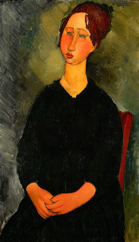 The Burgundian Woman 1918 Modigliani Amedeo Modigliani Modigliani Art