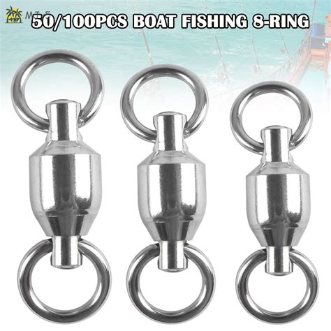 Mjy5♡♡♡♡ High Strength Ball Bearing Swivels Connector Stainless Steel