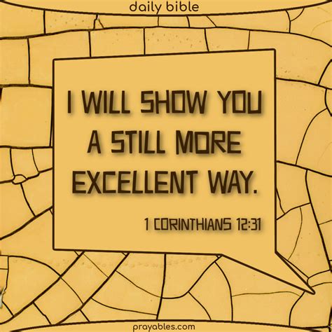 Bible 1 Corinthians 1231 Prayables