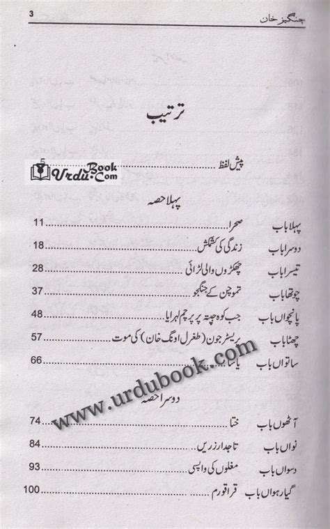 Changez Khan چنگیز خان Urdu Book