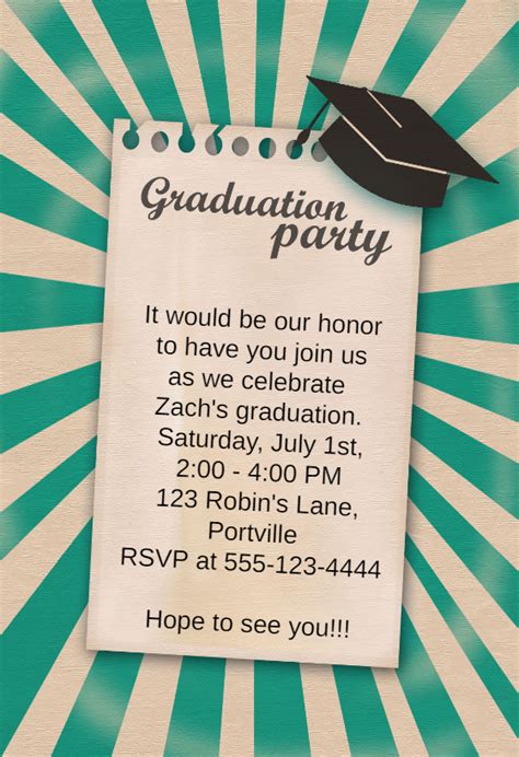 join  graduation party graduation party invitation