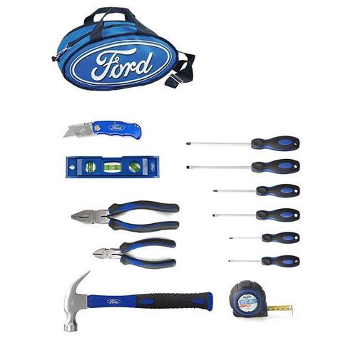 Ford Tools Hand Tool Set In Canvas Bag Perfect For The Boot Of The Car