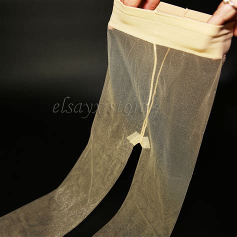 Women Shiny Glossy Pantyhose Tights 2d Without Cotton Pad Ebay