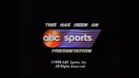 Abc Wide World Of Sports X Abc Sports Outro 1988 Youtube