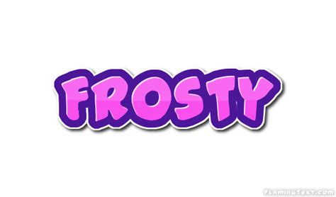 Frosty Logo Free Name Design Tool From Flaming Text