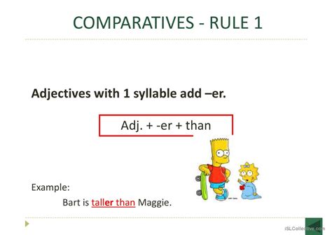 Comparative Superlative General Read English Esl Powerpoints