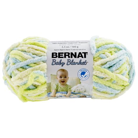 Bernat Polyester Baby Blanket Yarn 100g35 Oz Little Dinosaur