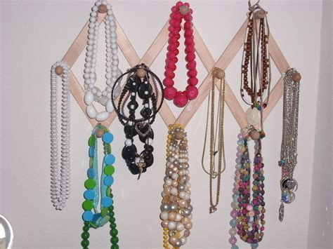Necklace Organizer · A Necklace Organizer · Construction On Cut Out Keep