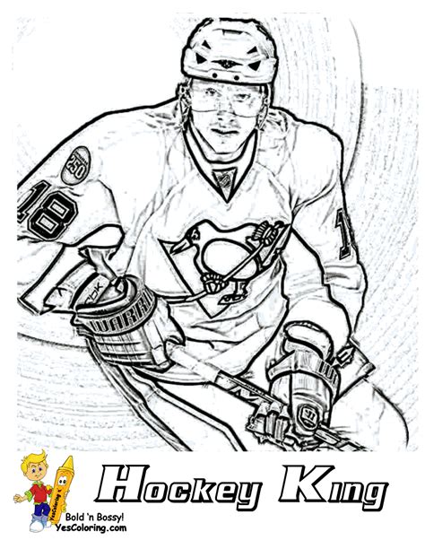 powerhouse hockey coloring pages yescoloring  nhl