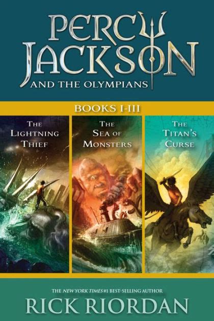Percy Jackson And The Olympians Books I III Collecting The Lightning
