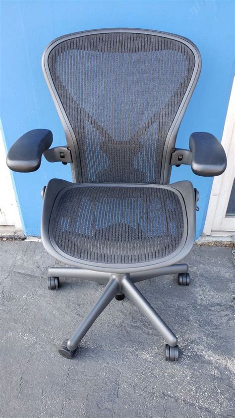 2018 Herman Miller Aeron Posture Fit Chairs Size B Fully Adjustable