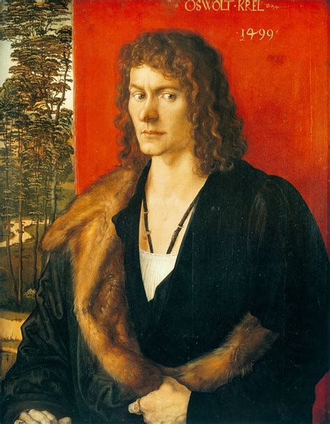 Portrait Of Oswolt Krel Albrecht Dürer Artwork On Useum