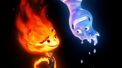 Elementos Fogo E água Se Misturam No Teaser Do Novo Filme Da Pixar
