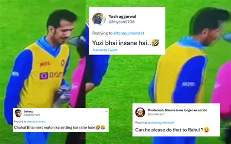 Yuzi Insane Hai Fans Post Hilarious Tweets For Yuzvendra Chahal S Cheeky Antics With Umpires