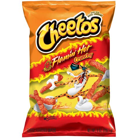 Cheetos Crunchy Flamin Hot Cheese Flavored Snacks 9 Oz