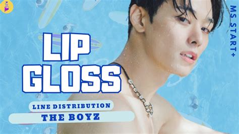 The Boyz더보이즈 ‘lip Gloss Line Distribution Youtube