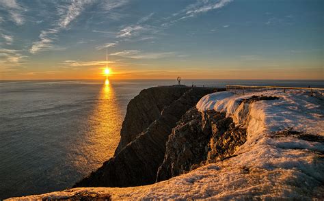 Midnight Sun North Cape Norway Photograph By Jon Lundal Pixels