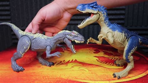 Allosaurus Unboxing And Review Mattel Battle At Big Rock Jurassic World Toy Youtube
