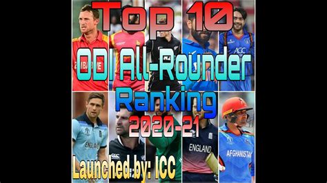 Top 10 ODI All-Rounders | 2020-21 | Zero Hour | Cricket Mania