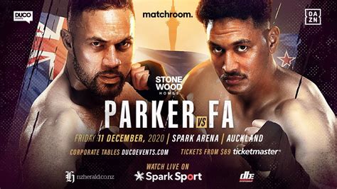 Despite its participants' apparent best efforts, it looks as though we'll actually see former wbo heavyweight champion joseph parker face rival countryman junior fa this year. Joseph Parker Vs. Junior Fa On December 11 — Boxing News