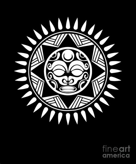 Aztec Sun Symbol Warrior Maya Inca Culture T Digital Art By Thomas Free Nude Porn Photos