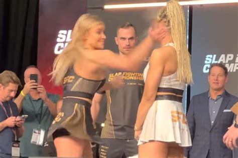 Girls Hug It Out After Brutal Slap Fighting Championship Clash Daily Star